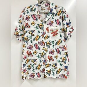 0203 Marvel Character Hero Print Casual Hawaiian Shirt Island Time XL